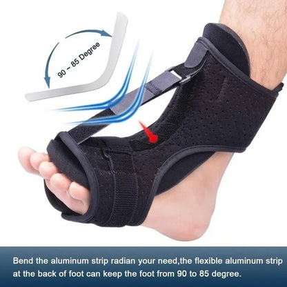1Pc Adjustable Plantar Fasciitis Night Foot Splint Drop Orthotic Brace Elastic Dorsal Night Splint Foot Care Tool Ligament Belt