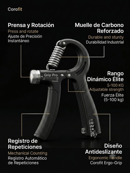 Grip de Fuerza Regulable Premium