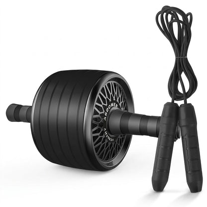 Rodillo Abdominal Pro + Comba de Alta Velocidad