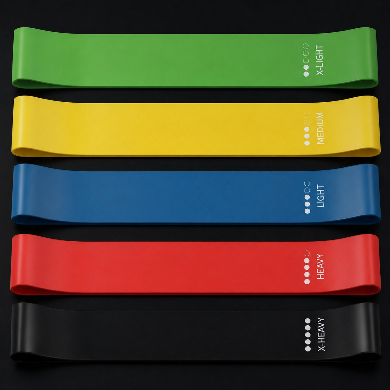 Set de Bandas Elásticas para Entrenamiento de Fuerza