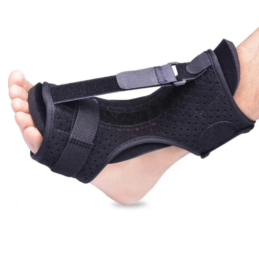 1Pc Adjustable Plantar Fasciitis Night Foot Splint Drop Orthotic Brace Elastic Dorsal Night Splint Foot Care Tool Ligament Belt