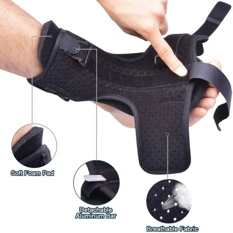 1Pc Adjustable Plantar Fasciitis Night Foot Splint Drop Orthotic Brace Elastic Dorsal Night Splint Foot Care Tool Ligament Belt
