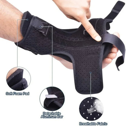 1Pc Adjustable Plantar Fasciitis Night Foot Splint Drop Orthotic Brace Elastic Dorsal Night Splint Foot Care Tool Ligament Belt