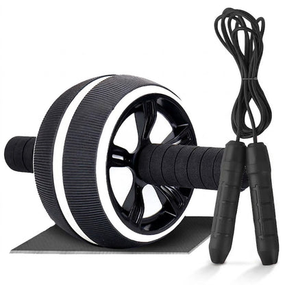 Rodillo Abdominal Pro + Comba de Alta Velocidad