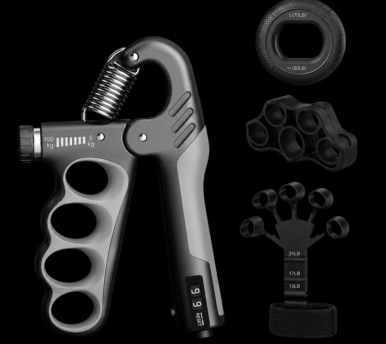 Grip de Fuerza Regulable Premium