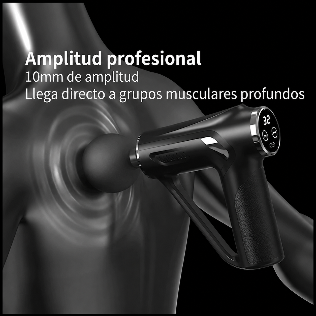 Pistola de Masaje Muscular Profundo Pro