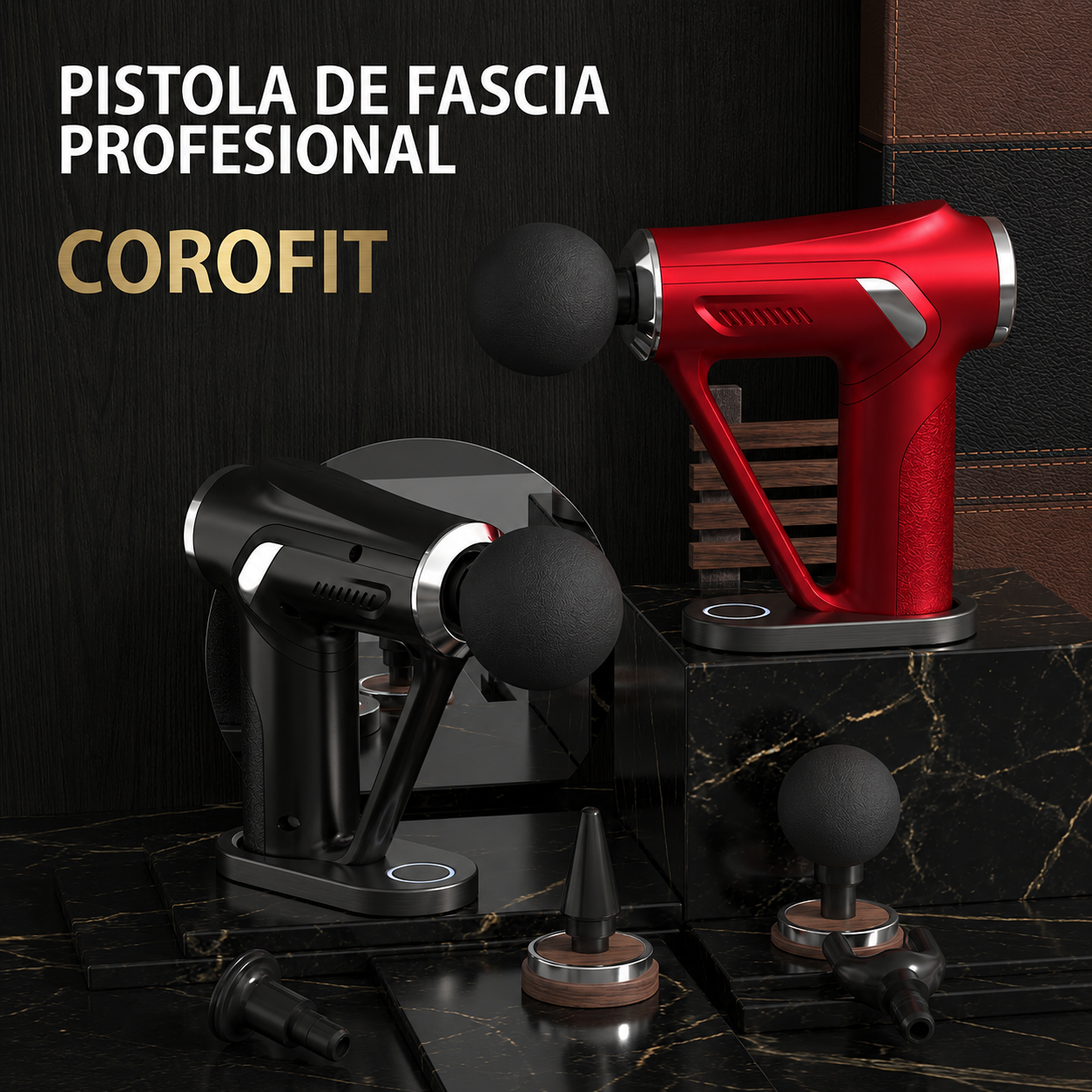 Pistola de Masaje Muscular Profundo Pro